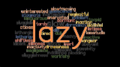 lazy synonym|words to describe a lazy person.